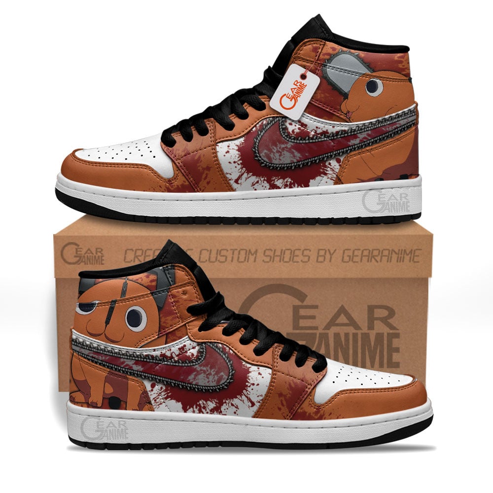 Pochita J1s Sneakers - Devil Dog Blood Collection - Image 4