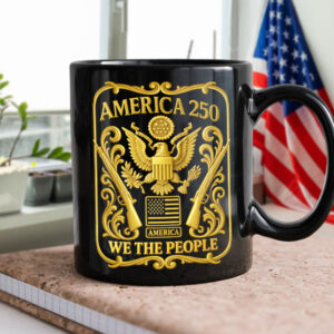 Alternative view of 1776 - 2026 America 250th Anniversary Black Mug CH07 899240