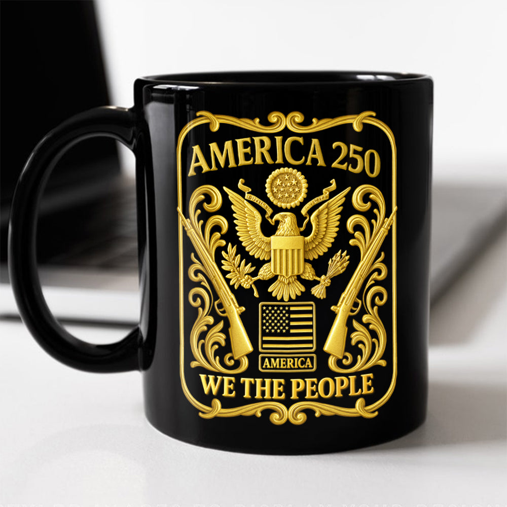 1776 - 2026 America 250th Anniversary Black Mug CH07 899240 - Image 8