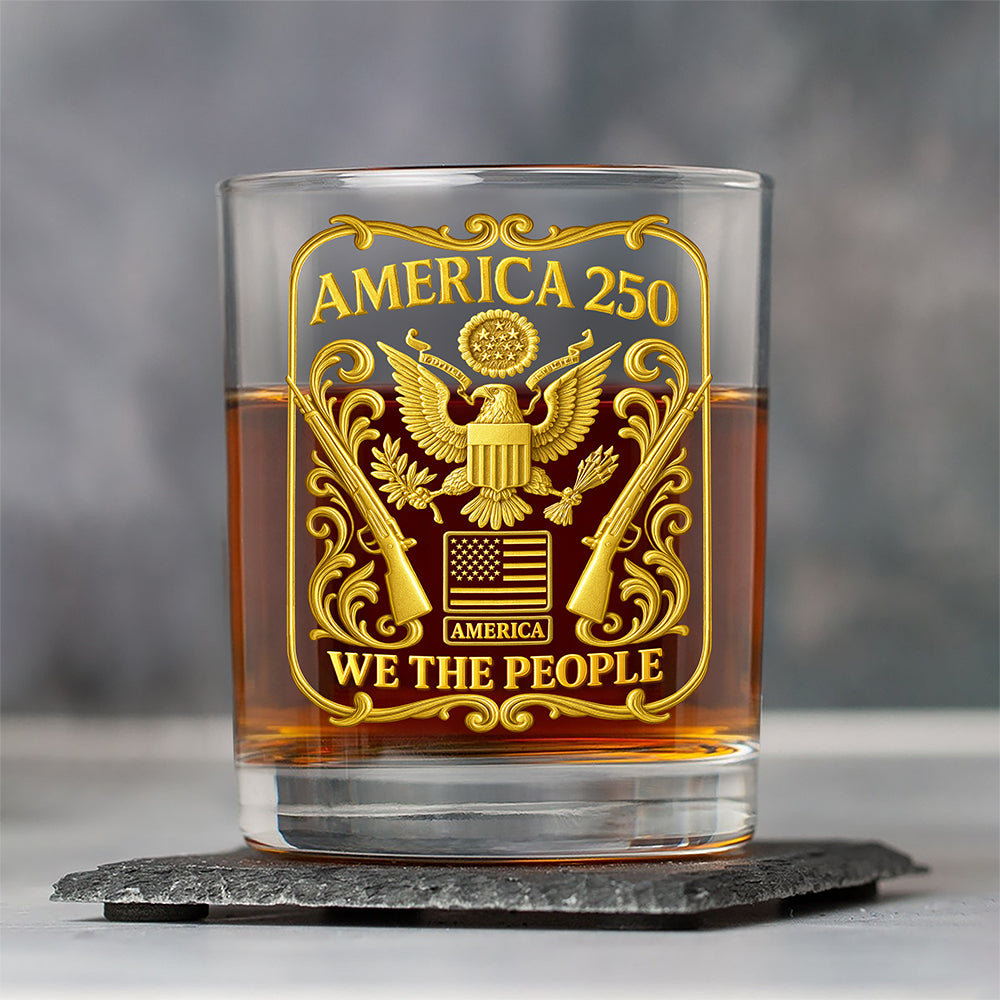 1776 - 2026 America 250th Anniversary Whisky Glass CH07 899084 - Image 5
