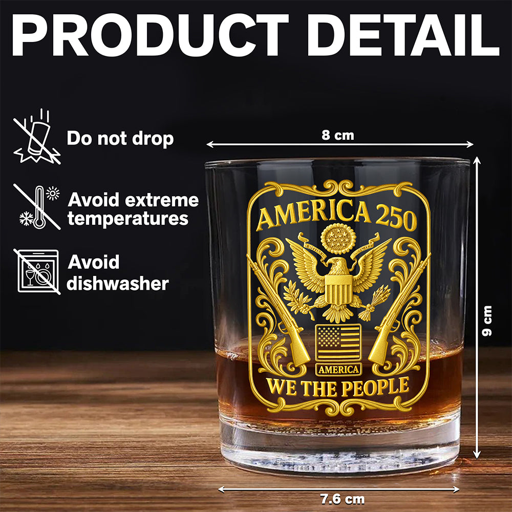 1776 - 2026 America 250th Anniversary Whisky Glass CH07 899084 - Image 7