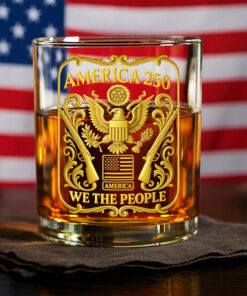 1776 - 2026 America 250th Anniversary Whisky Glass