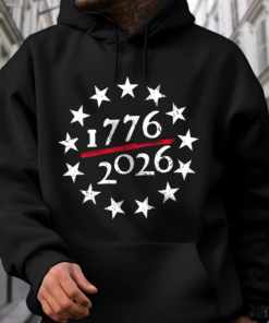 Alternative view of 1776 - 2026 USA 250th Anniversary Dark Shirt