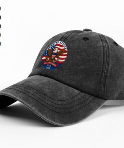 Alternative view of 1776 -2026 American 250th Anniversary Eagle Washed Baseball Denim Cap
