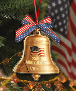 Alternative view of 1776-2026 Liberty Bell American 250th Anniversary Acrylic Ornament Decor Gift