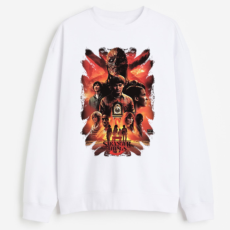 Stranger Things 5 Poster Shirt Stranger Things Characters Sweatshirt Final Season