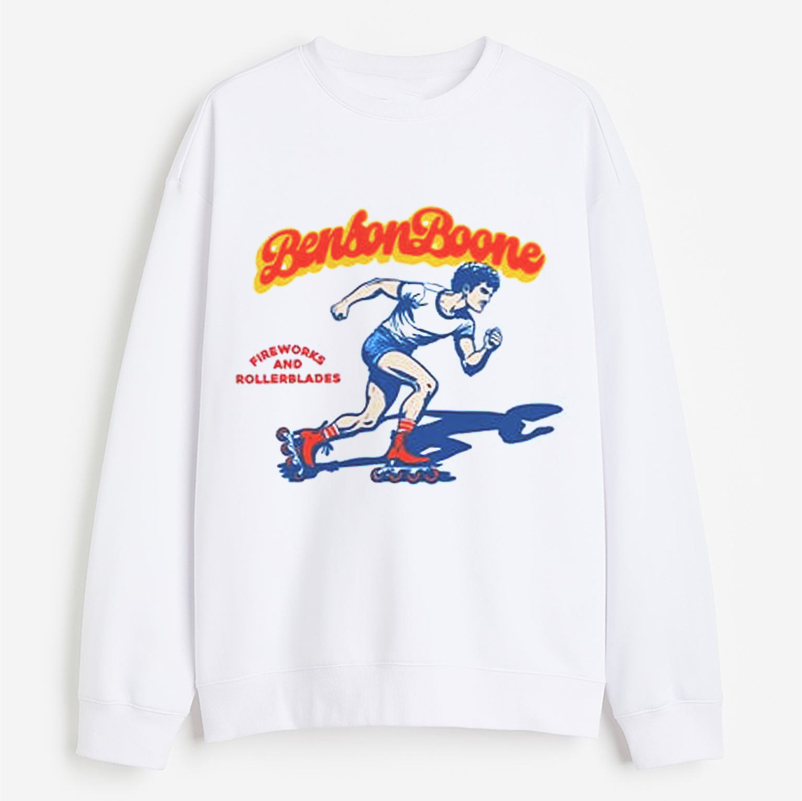 Benson Boone Shirt, Fireworks and Rollerblades T-Shirt, Beautiful Things, BB Tour Merch, BBoone Fan Shirt - Image 8