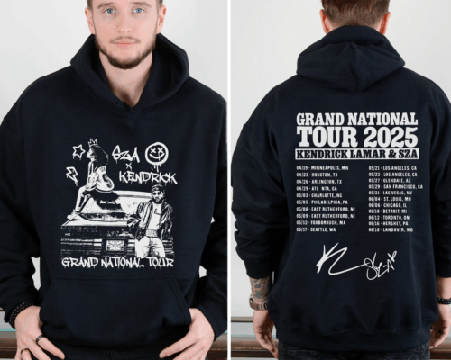 Kendrick Sza Grand National Tour Tshirt Hoodie Sweatshirt Tee Gift For Mens Womens Crewneck Pullover Unique Kendrick Luther Hoodies New