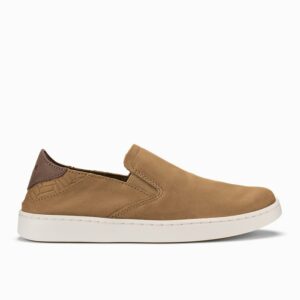 Women's OluKai Pehuea Leather Slip-On Shoes