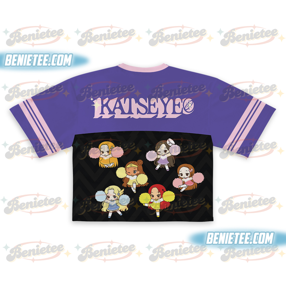 Camisetas Katseye Kpop Football Crotop - Image 3