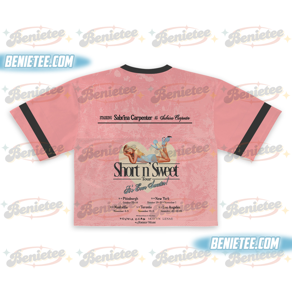 Sabrina Carpenter Graphic Jersey Pop Music Merch Vintage - Image 3