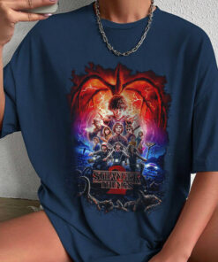 Alternative view of Stranger Things Group Shot Poster Fade T-Shirt, Stranger Things Group Shot Poster Fade Sweatshirt, Hoodie