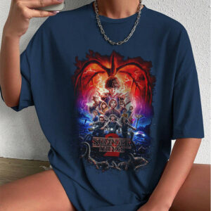 Alternative view of Stranger Things Group Shot Poster Fade T-Shirt, Stranger Things Group Shot Poster Fade Sweatshirt, Hoodie