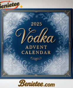 Alternative view of 2025 Vodka Advent Calendar, Christmas Countdown Advent Calendar Gift Box with 24 Acrylic Ornaments