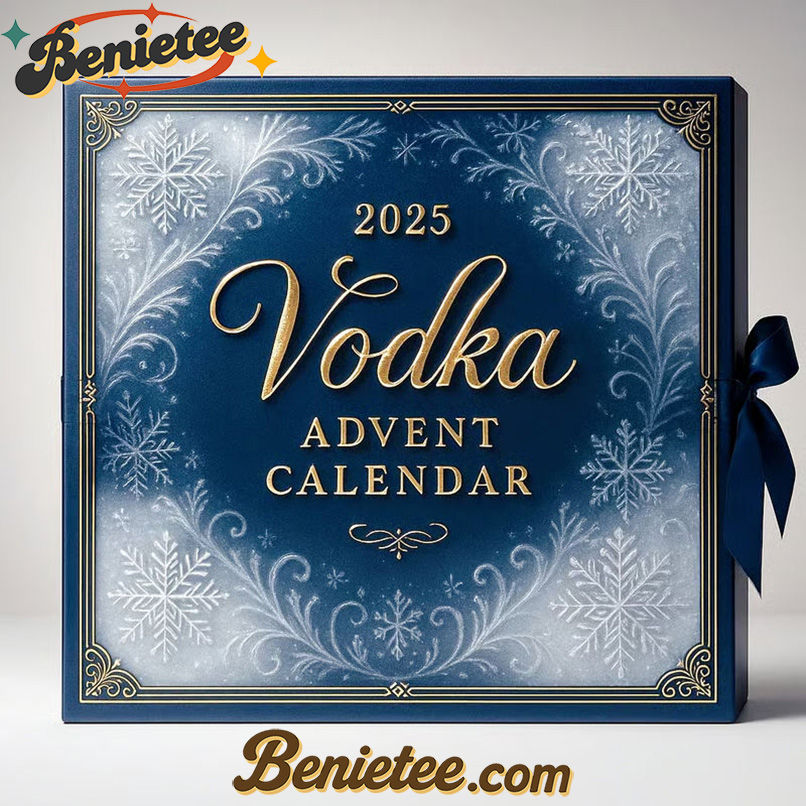 2025 Vodka Advent Calendar, Christmas Countdown Advent Calendar Gift Box with 24 Acrylic Ornaments - Image 2
