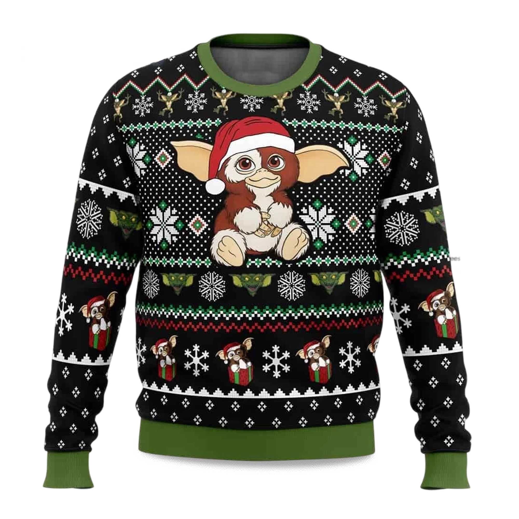 2025 A Christmas Present Gremlins Ugly Christmas Sweater