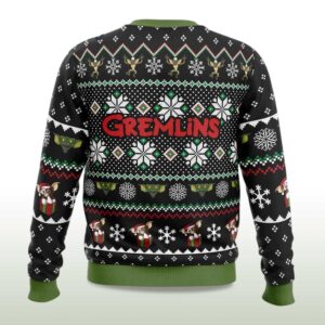 Alternative view of 2025 A Christmas Present Gremlins Ugly Christmas Sweater