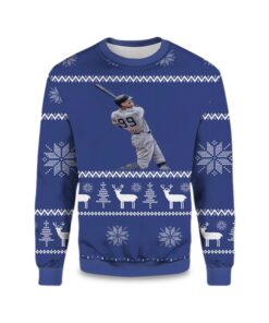 2025 Aaron Judge 99 Yankees Ugly Christmas Sweater
