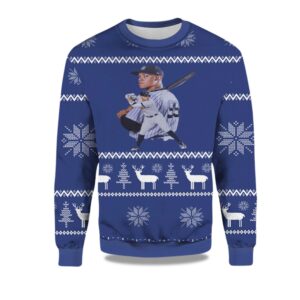 2025 Aaron Judge Basketball Yankees Ugly Christmas Sweater
