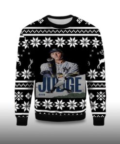Alternative view of 2025 Aaron Judge Yankees Ugly Christmas Sweater