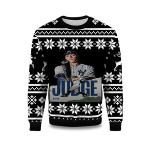 2025 Aaron Judge Yankees Ugly Christmas Sweater
