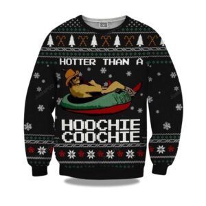 2025 Alan Jackson Hotter Than A Hoochie Coochie Christmas Ugly Sweater