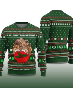 Alternative view of 2025 All I Want For Christmas Is Dickmas Naughty Ugly Christmas Sweater