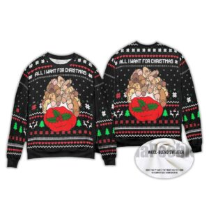 Alternative view of 2025 All I Want for Christmas Jingle Balls Ugly Christmas Sweater