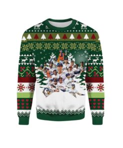 Alternative view of 2025 All Star Team Astros Ugly Christmas Sweater  
