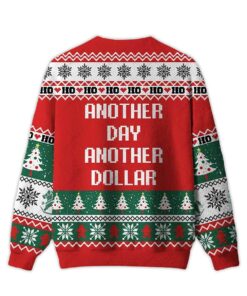 Alternative view of 2025 Another Day Another Dollar Ugly Christmas Sweater