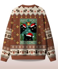 Alternative view of 2025 Are You Reading Ugly Christmas Sweater
