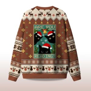 Alternative view of 2025 Are You Reading Ugly Christmas Sweater