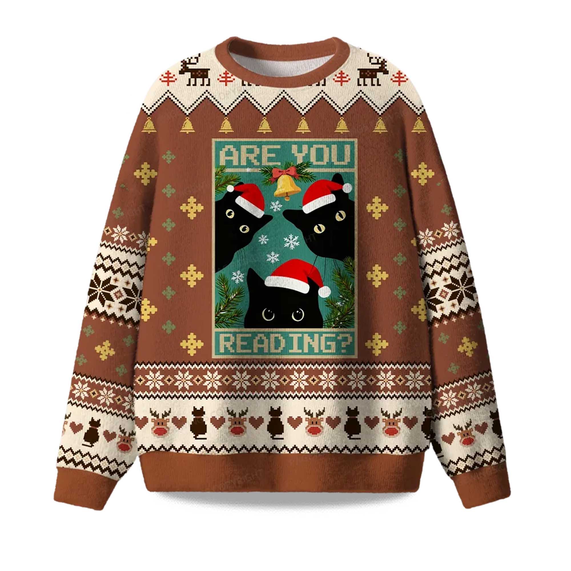 2025 Are You Reading Ugly Christmas Sweater