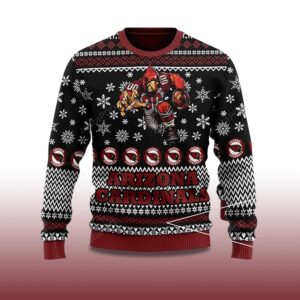 Alternative view of 2025 Arizona Cardinals American Football Ugly Christmas Sweater