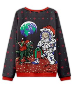Alternative view of 2025 Astronaut Santa Ugly Christmas Sweater
