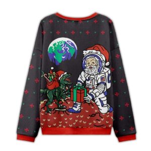 Alternative view of 2025 Astronaut Santa Ugly Christmas Sweater