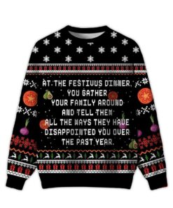 2025 At The Festivus Dinner Ugly Christmas Sweater