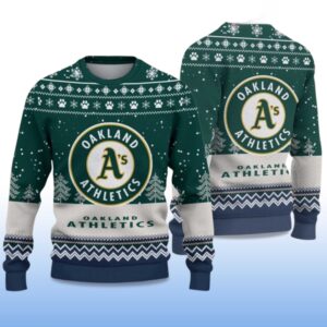 Alternative view of 2025 Athletics Ugly Christmas Sweater