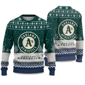 2025 Athletics Ugly Christmas Sweater