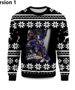2025 Baltimore Ravens Lamar Jackson Ugly Sweater