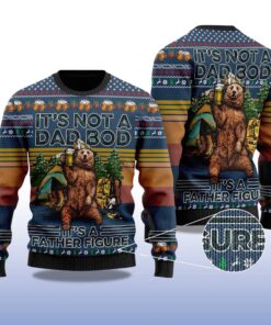 Alternative view of 2025 Bear Drink Beer Camping Christmas Ugly Sweater