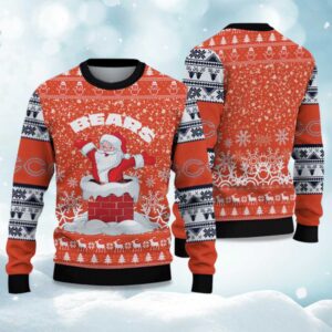 2025 Bears Funny Santa Christmas Ugly Sweater