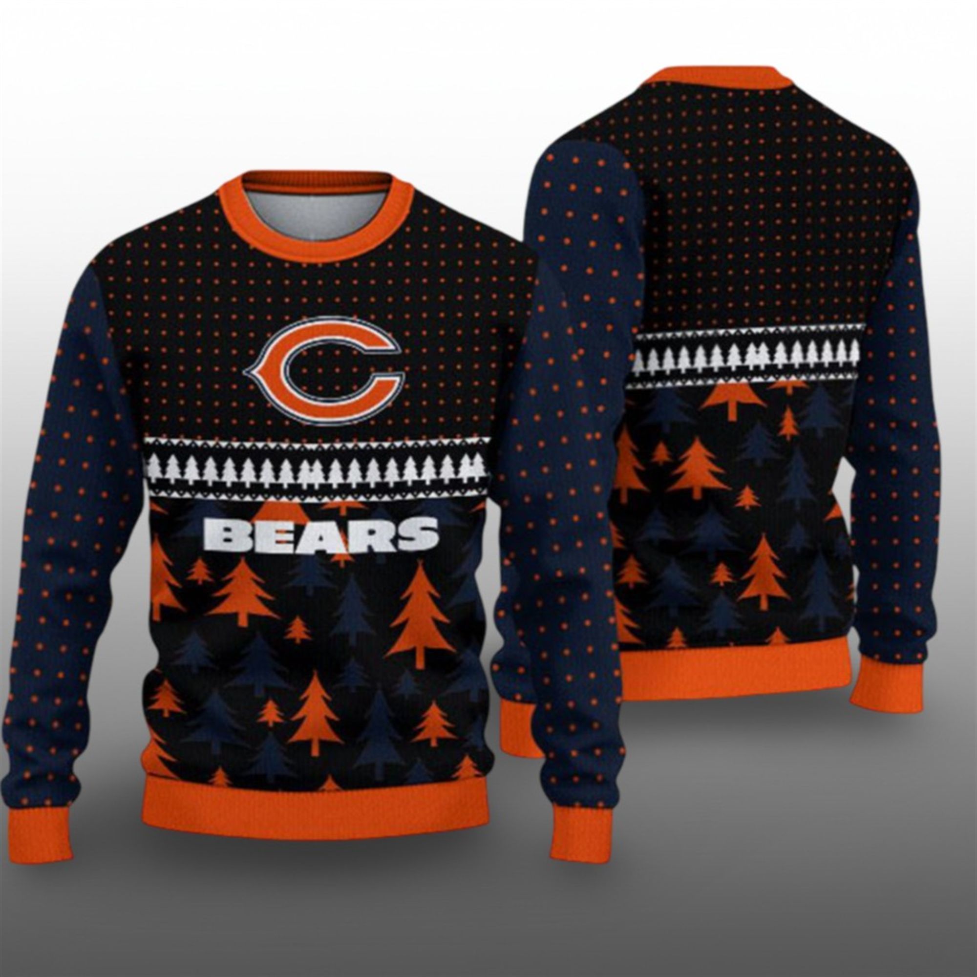 2025 Bears Ugly Christmas Sweater - Grishko.com