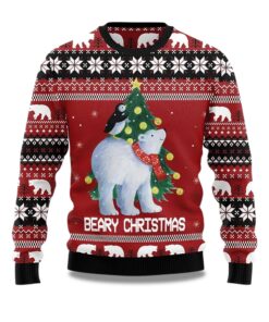 2025 Beary Christmas Ugly Sweater