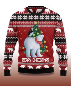 Alternative view of 2025 Beary Christmas Ugly Sweater