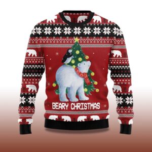 Alternative view of 2025 Beary Christmas Ugly Sweater
