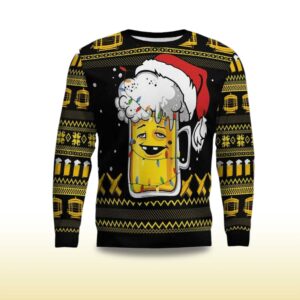 Alternative view of 2025 Beer Xmas Ugly Christmas Sweater