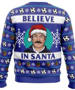Alternative view of 2025 Believe Ted Lasso In Santa Ugly Christmas Sweater