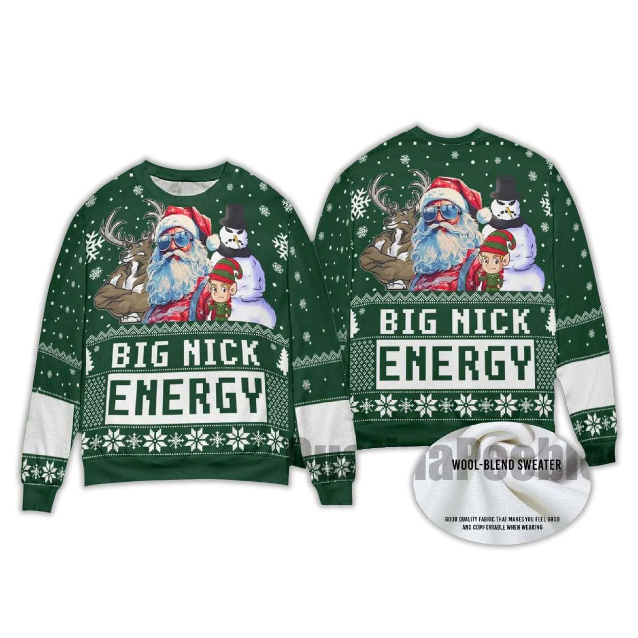 2025 Big Nick Energy Ugly Sweater - Image 4
