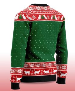 Alternative view of 2025 Black Cat Drink Coffee Christmas Ugly Sweater